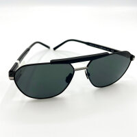Davidoff DATS111-01 Mens Sunglasses, Titanium, Polarized, Black Frame, Smoked Lenses, Lens Width 59 mm, Bridge 14 mm, Temples 145 mm
