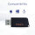 Integral Pulse USB flash drive 32GB, USB 2.0, black-orange, compact, fast data transfer