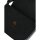 Versace Damen Clutch 45264108, schwarze Lederhandtasche mit goldfarbenem V-Logo, Handgelenkriemen, Schulterriemen