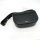 Versace Damen Clutch 45264108, schwarze Lederhandtasche mit goldfarbenem V-Logo, Handgelenkriemen, Schulterriemen