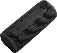 JBL Grip Bluetooth speaker, portable, Pro Sound, AI Sound Boost, IP68 waterproof, dustproof, ambient light resistant, 14h battery life, black