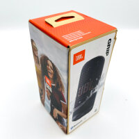 JBL Grip Bluetooth speaker, portable, Pro Sound, AI Sound Boost, IP68 waterproof, dustproof, ambient light resistant, 14h battery life, black