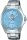 Casio Edifice EFV-100D-2BV Herrenuhr, Quarz, 10 BAR wasserdicht, verschraubte Krone, hellblaues Zifferblatt, Datumsanzeige, silbernes Metallarmband