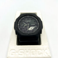 Casio G-Shock GA-2100BCE-1A Herrenuhr, 45 mm, schwarz, 20 bar wasserdicht, Carbon Core Guard, analog-digital, Stoppuhr, Alarm, Nylonband