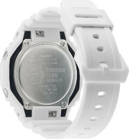 Casio G-Shock GA-2100-7AER Mens Watch, White, 20 bar Water Resistant, Analog-Digital, Stopwatch, Countdown, Alarm, Illumination, Nylon Strap