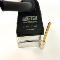 Trevil Ferro LTR industrial iron F022, 230V, 800W, ambidextrous, incl. iron rest mat