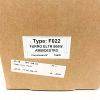 Trevil Ferro LTR industrial iron F022, 230V, 800W, ambidextrous, incl. iron rest mat