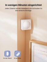 X-SENSE SMS0A Bewegungsmelder, Zubehör für AS05/AS08, benötigt SBS50 Basisstation, Alexa-kompatibel, austauschbare Batterie, weiß