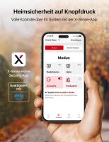X-SENSE SMS0A Bewegungsmelder, Zubehör für AS05/AS08, benötigt SBS50 Basisstation, Alexa-kompatibel, austauschbare Batterie, weiß