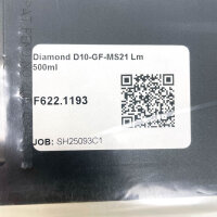 Nutec Diamond D10-GF-MS21 Lm, F622.193, 500ml, solvent ink cartridge, light magenta, digital ink