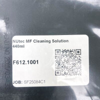Nutec Digital Ink F612.1001 Cleaning Solution 440 ml, for printers, thorough cleaning, MF series