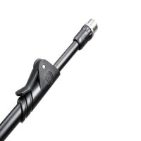 Gravity MS B 22 microphone arm, telescopic 500–880 mm, 3/8" external thread, 2-way adjustable, black, microphone stand