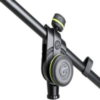 Gravity MS B 22 microphone arm, telescopic 500–880 mm, 3/8" external thread, 2-way adjustable, black, microphone stand