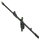 Gravity MS B 22 microphone arm, telescopic 500–880 mm, 3/8" external thread, 2-way adjustable, black, microphone stand