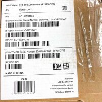 Lenovo ThinkVision E24-29 Monitor, 23,8", Full-HD, VA, 4 ms, 3000:1, höhenverstellbar, Pivot, schwenkbar, Eye Comfort, Schwarz, 63ABMAR3WL