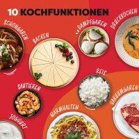Instant Pot Pro 60 Multikocher, 5,7L, 220–240V, Edelstahl schwarz, 36,3x36,3x38,8cm, vielseitiger Schnellkochtopf