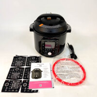 Instant Pot Pro 60 Multikocher, 5,7L, 220–240V, Edelstahl schwarz, 36,3x36,3x38,8cm, vielseitiger Schnellkochtopf