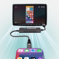 Ottocast MirrorTouch CA450-T Car Adapter, Wireless CarPlay, Smartphone Mirroring, USB-C, Black