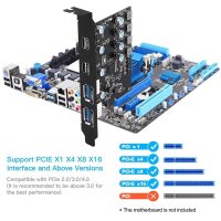 FARBOKO PCIe-Hostkarte, USB 3.0/3.1/3.2, 5/10/20 Gbit/s, PCIe-Erweiterung, schnelle & sichere Datenübertragung