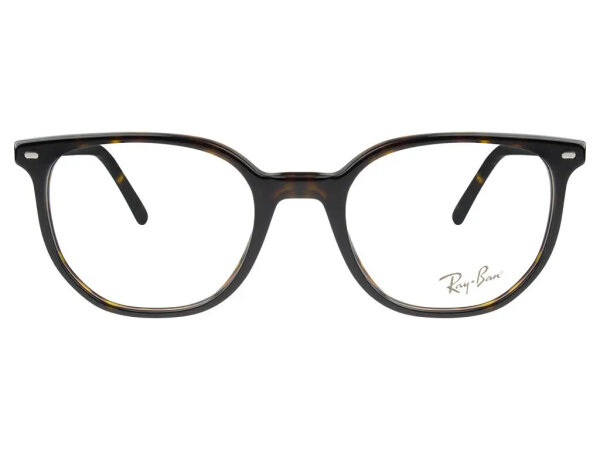 Ray-Ban RB539 Elliot unisex glasses, 50mm lenses, 19mm bridge, 145mm temples, brown and black frame, including case