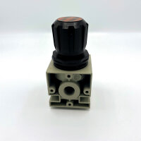 Schneider pressure reducer, pneumatic pressure regulator without manometer, for compressed air systems, precise pressure setting