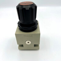 Schneider pressure reducer, pneumatic pressure regulator without manometer, for compressed air systems, precise pressure setting