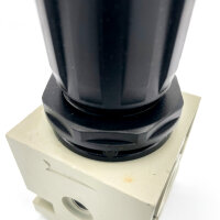 Schneider pressure reducer, pneumatic pressure regulator without manometer, for compressed air systems, precise pressure setting