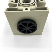 Schneider pressure reducer, pneumatic pressure regulator without manometer, for compressed air systems, precise pressure setting