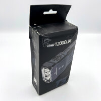Rodman T5 LED flashlight, 12000 lumens, 125 W, 5000 mAh...