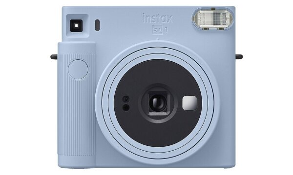 Fujifilm instax Square SQ1 instant camera, square photos, automatic, selfie mode, glacier blue