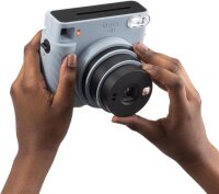Fujifilm instax Square SQ1 instant camera, square photos, automatic, selfie mode, glacier blue
