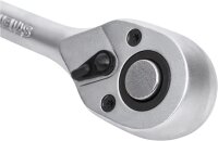 STIER Umschaltknarre 1/2", 72 Zähne, Schnelllösefunktion, 5° Rückschwenkwinkel, reversibel, 2K-Griff