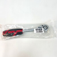 STIER Umschaltknarre 1/2", 72 Zähne, Schnelllösefunktion, 5° Rückschwenkwinkel, reversibel, 2K-Griff