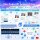Blackview Tab 90 WiFi Tablet, 27,7 cm, 12 GB RAM, 128 GB Speicher, 8200 mAh Akku, 13+8 MP Kamera, 5G WLAN, silbergrau