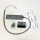 Becuwe Aritech IM1740FENF*81 Overhead Door Contact, Grey, 0.6 m Armored Cable, Magnetic Contact for Industrial Gate and Door Monitoring