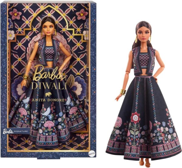 Barbie Signature Diwali Doll, Designer Anita Dongre, Collectors Doll, Festive Outfit, Inspired by the Festival of Lights