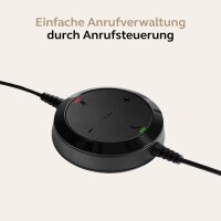 Jabra Evolve 20 MS Mono USB-C Headset, einseitig, mit Mikrofon, schwarz, für Microsoft Teams, kabelgebunden