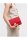 Fable England Kate Foldover Bag, shoulder bag, 23x15x7 cm, 110 cm strap, 2 inner compartments, red, womens, polyester lining