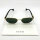 Gucci GG1593S Unisex-Sonnenbrille, goldfarbenes Metall, grüne Gläser, schwarze Bügel, 56 mm, inkl. bordeauxrotem Etui