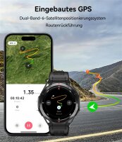 OUKITEL BT12 Smartwatch, 1.43" AMOLED, 36 GB...