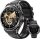 OUKITEL BT12 Smartwatch, 1,43" AMOLED, 36 GB Speicher, Android 15, 341x341 Pixel, 5G, Nano-SIM, Bluetooth, USB-C, 480 mAh, wasserdicht, Schwarz