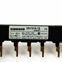 Siemens 3RV1915-1B Phasen Sammelschienen 63A, 690V - Box mit 10 Stück