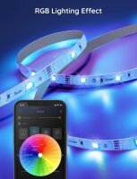 Govee H615D LED-Lichtstreifen 20m, RGB, 24V, 12W, App-Steuerung, kompatibel mit Alexa & Google Assistant, für Ambiente