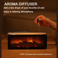 Kaminflammen-Aroma-Diffusor, 5V/2A, ≥10W,...
