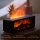 Kaminflammen-Aroma-Diffusor, 5V/2A, ≥10W, 261x101x97mm, Timer (1/3/5 Std.), schwarz, stimmungsvolles Flammendesign