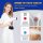 Rolipo HY-128 Handheld Steam Iron 1640W, 400ml, Portable, Fast Heating, Powerful Steam, Wrinkle Removing, White