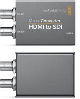 Blackmagic Design CONVCMIC/HS03G Micro Converter, HDMI auf 3G-SDI, 2 SDI-Ausgänge, kompakt, schwarz, für Kameras und Computer