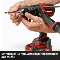 Einhell Professional TP-CD 18/70 Li-i BL-Solo Cordless Impact Drill/Driver, 18V, Brushless, 2 Gears, Power X-Change, without Battery/Charger