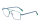 Etnia Barcelona Galena 570 BLGR, unisex full-rim glasses, rectangular, 57 mm lens width, blue-green frame, clear lenses