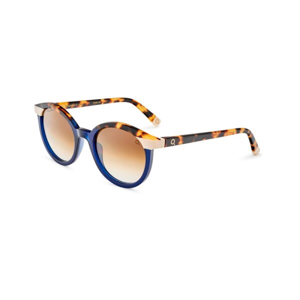 Etnia Barcelona 5 EIXAMP 52S womens sunglasses, 52 mm lens width, blue-havana full-rim frame, brown gradient lenses